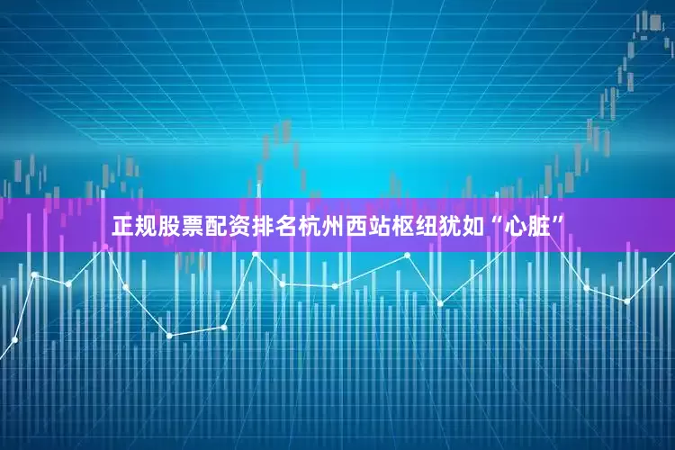 正规股票配资排名杭州西站枢纽犹如“心脏”