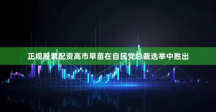正规股票配资高市早苗在自民党总裁选举中胜出
